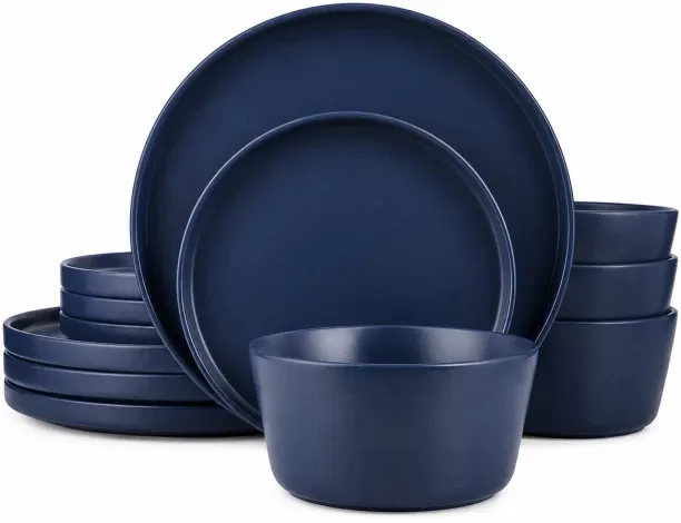 16 PCS DINNER SET (blue) Pack of 16 Ceramic Dinner set Dinner Set