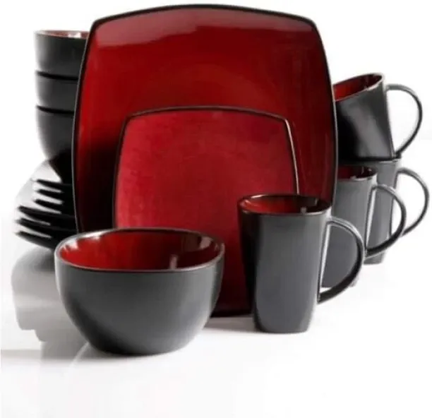 Dinner set Pack of 16 Stoneware 16 Piece Dinner Set
