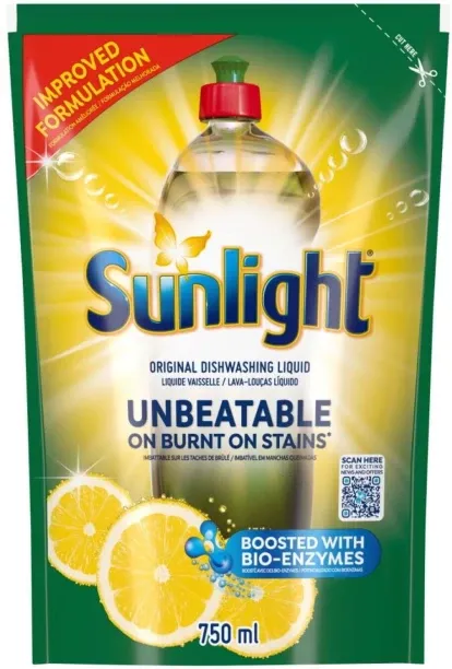 Sunlight Dishwashing Liquid Refil Pouch
