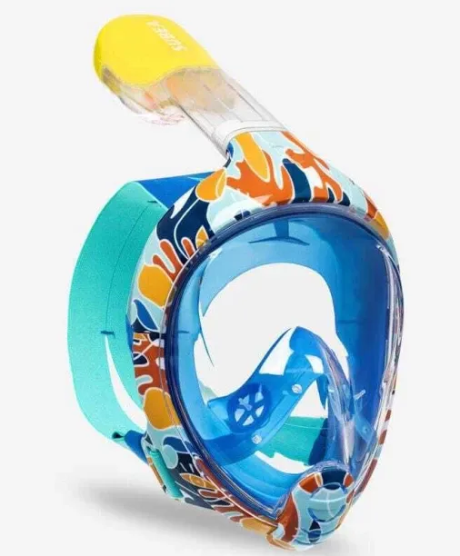 SUBEA 8732693 Polypropylene Silicone Single Lens Diving Mask With Purge