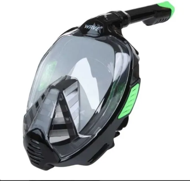Wave NA Polymer Silicone Colour Lens Diving Mask With Purge