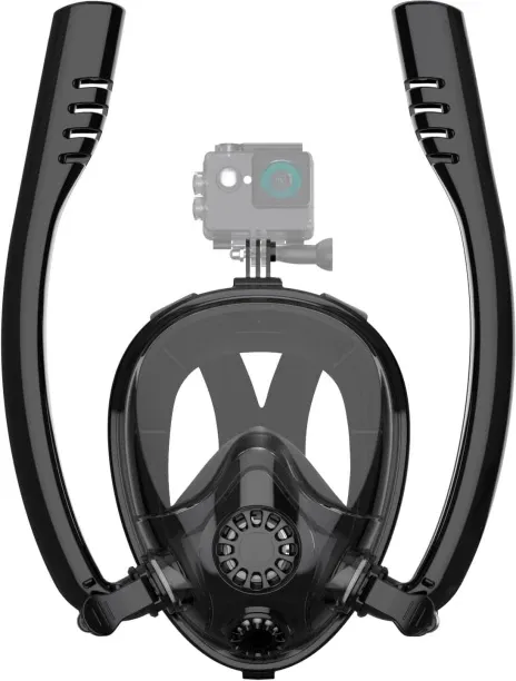BOWENSTORE Full Face Snorkel Mask for Adults & Kids, Scuba Diving Mask with Detachable Camera Mount…