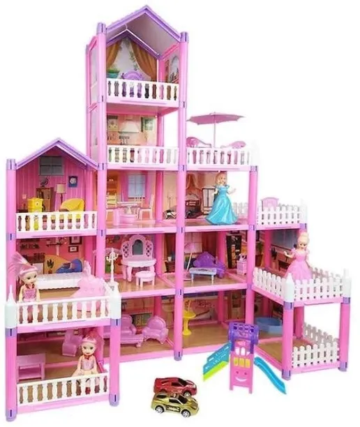 OJEES Princess Castle Play Set Pretend Play Doll House for 8 Year old