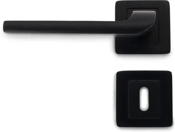 Shopcom Siena On Square Rose, Matt Black Handle Bar