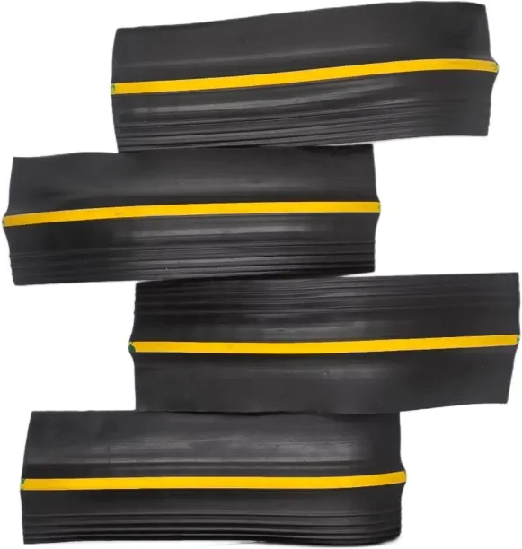 Healthy Life Garage Car Stopper- 4 Pack with Adhesive Floor Mounted Floor Mounted Door Stopper