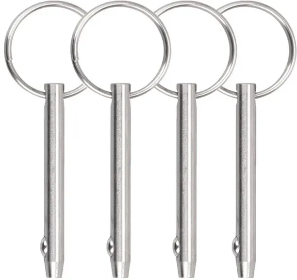 NANSHI 4 PCS Quick Release Pins Bimini Top Pins, Marine 316 Stainless Steel Baseboard Floor Mounted…