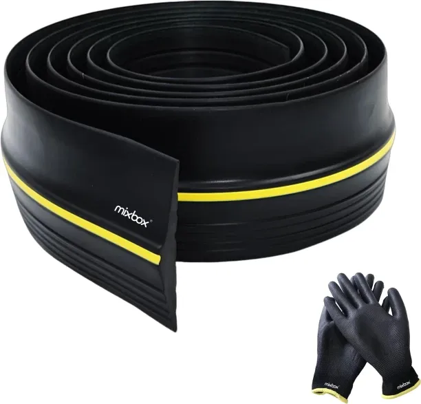 Mix Box 20FT Garage Door Threshold Weather Seal Strip for Double Garage Door Kit Floor Mounted Floo…
