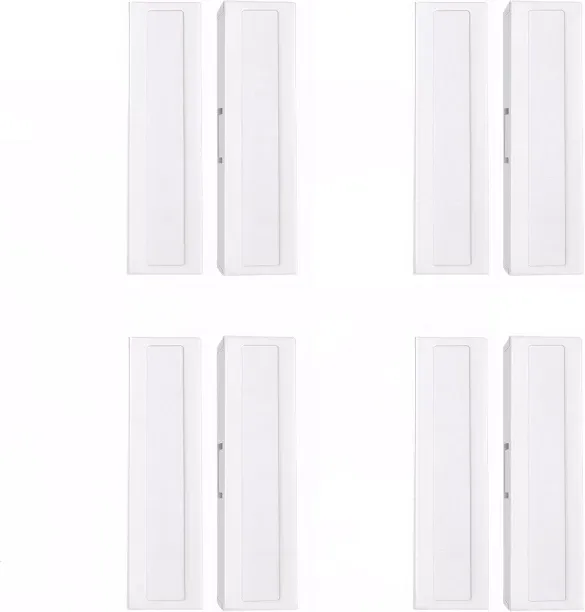 WEIWEISTORE 4 Pack Magnetic Contact Sensor Detector NC Applications Door Window Contact Magnetic Re…