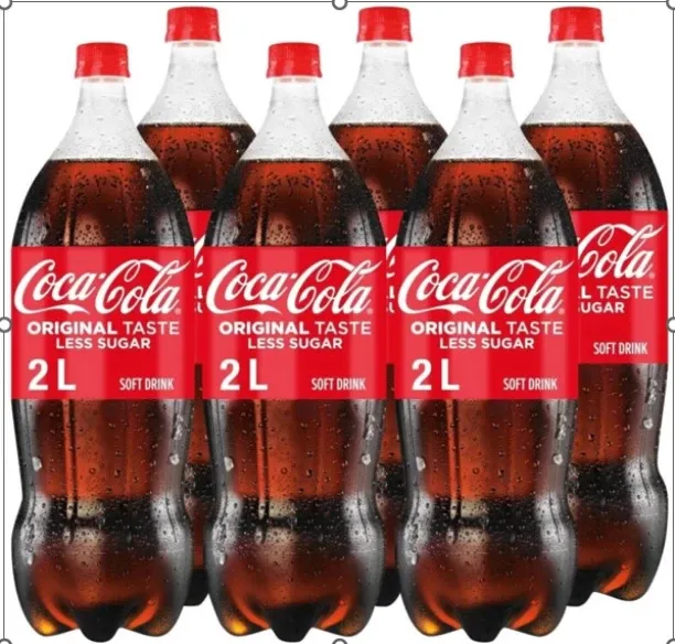 coca cola Original Taste Less Sugar