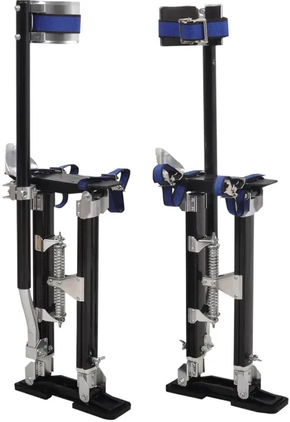BOWENSTORE Drywall Stilts 18-30 Inch Height Adjustable Lifts Aluminum Tool for Painting Finishing P…