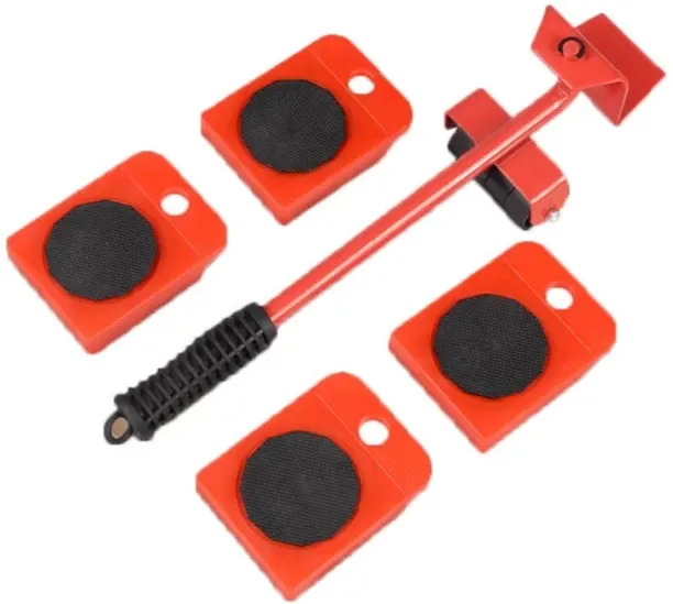 Moving Helpers G1-2-7 5-Piece Furniture Mover Set with Lifter Tool Platform Trolley