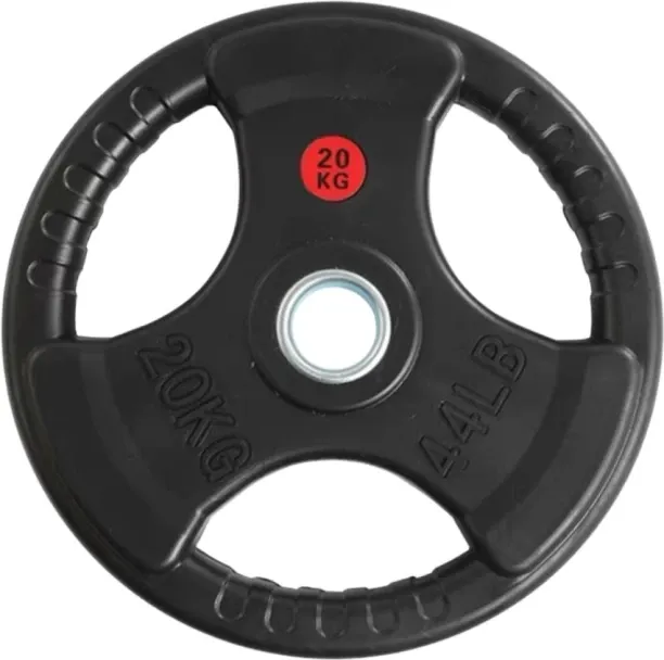 Generic 20KG Three-Hole Barbell Plate – Home or Gym Use Adjustable Dumbbells