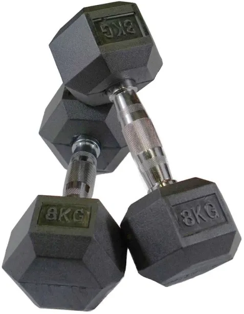Shen Sports HEXAGON DUMBBELLS 8KG Hex Dumbbells