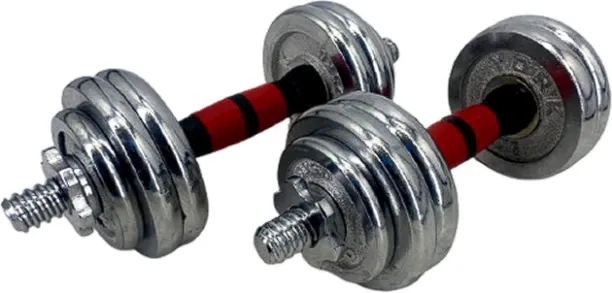 Fitness Chrome Adjustable Dumbbells