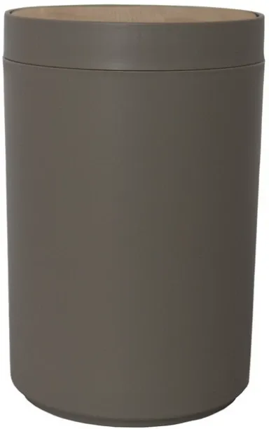 Unique Basics Bin with Bamboo Lid Mushroom Bamboo Dustbin