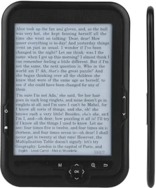 Wagu drum 6'' Portable E-Paper with 800x600 Resolution+Audio Player, E-Reader E-Book Reader with El…