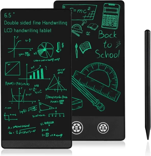 Wagu drum Mini LCD Writing Tablet 2 Sides Screen Erasable Reusable 6.5inch and 6inch Electronic Dra…