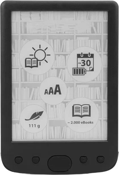 Wagu drum 6-inch e-book reader, eye-protecting e-reader with high-definition touch screen technolog…