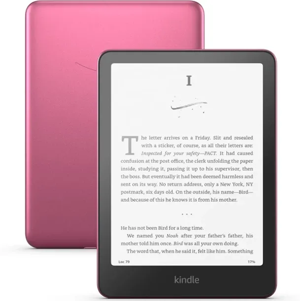 Amazon Kindle Paperwhite Signature Edition 7" Wi-Fi 32GB No Ads (12th Gen 2024) - Metallic Raspberr…