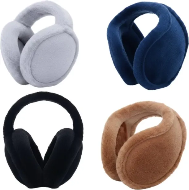Plush Pack of 4 Over The Head Cushion padded Headband Ear Muff