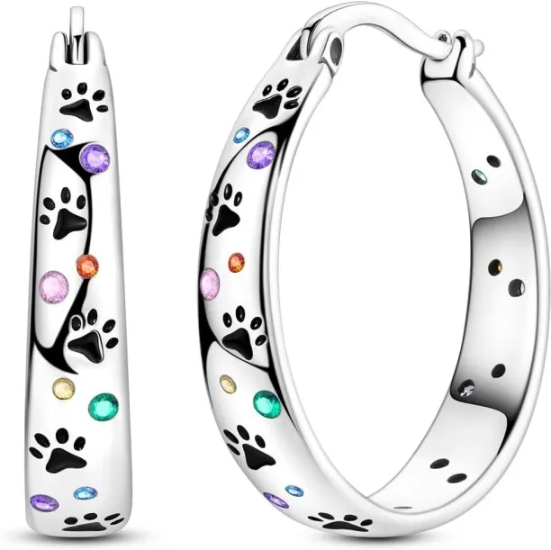 Shiyuan 925 Sterling Silver Hoop Earrings for Women Hypoallergenic Lightweight Simple Huggie Hoop E…