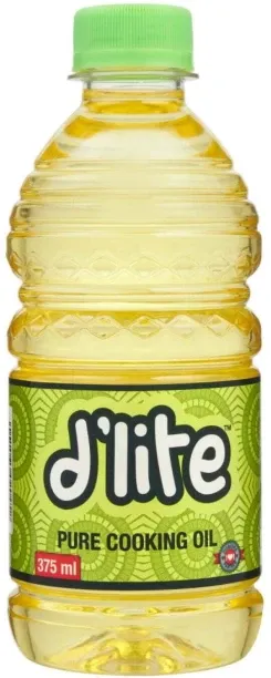 D'Lite Pure Cooking Vegetable Oil Plastic Bottle