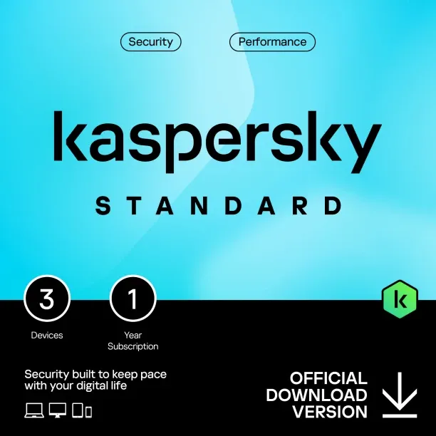 Kaspersky Standard 3 device 1 year