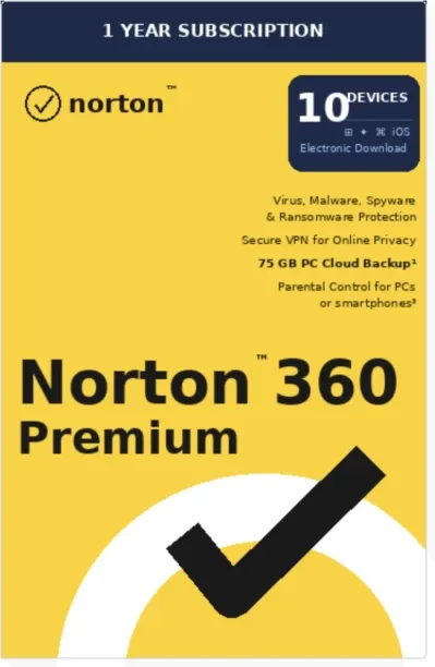 Norton Anti Virus Plus 2GB AF 1 User 1 Device 12 Months DVD