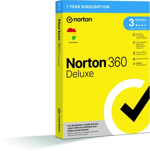 Norton 360 Deluxe 25GB 1U 3DEV 1 YR