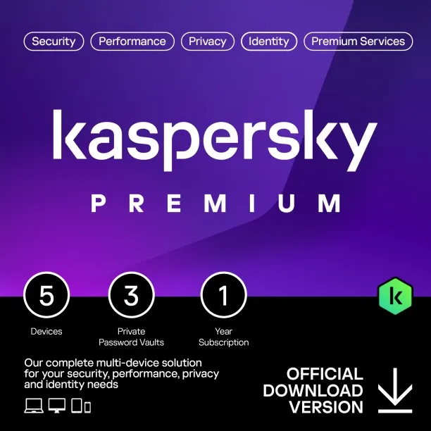 Kaspersky Premium 5 dev 1 year