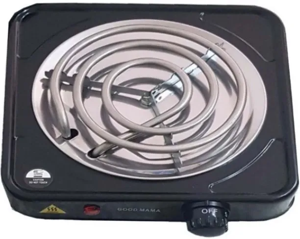 Good Mama 1 Plate Spiral Electric Stove 1000W – Portable Hot Plate Cooker Compact Countertop Burner…