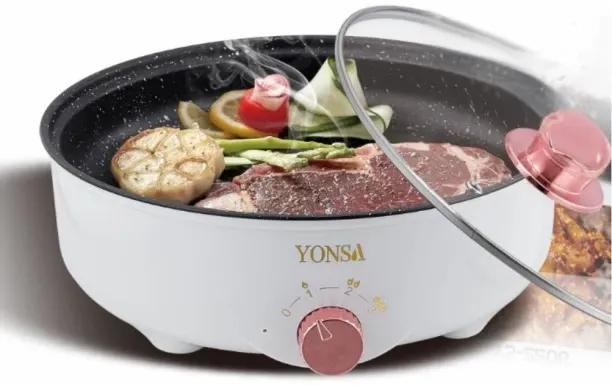 Yonsa 8-1125 YS-2206 Electric Frying Pan Electric Skillets and Griddles