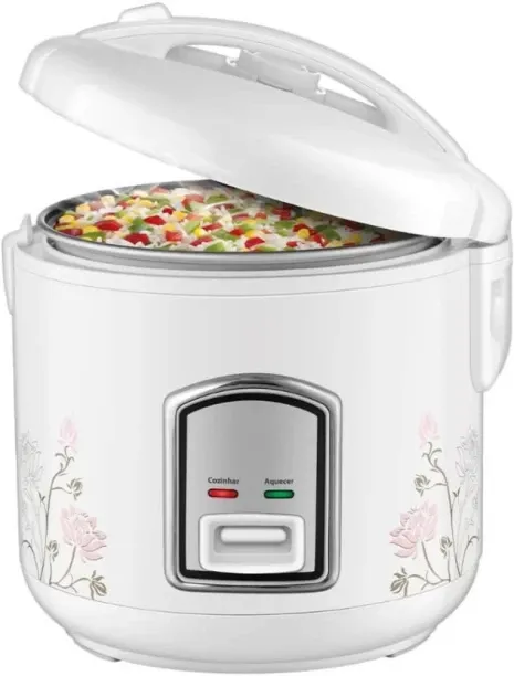 ShopMarket 5L Electric Rice Cooker with Steamer Basket Electric Steam Cookers