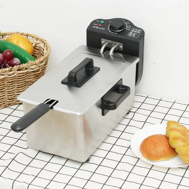 I STAR Multifunctional 4L Deep Fryer with Overheat protection 4 L Electric Deep Fryer