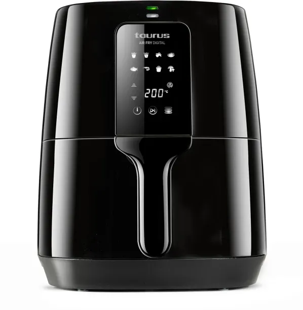Taurus Air Fryer Digital Non-Stick Black 1300W 4 L Electric Deep Fryer