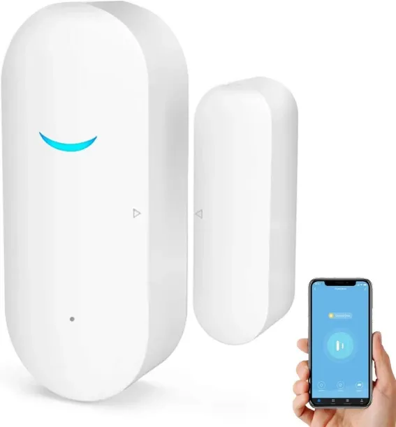 Wagu drum Door and Window Sensors,Tuya Smart Alarm with Free Notification APP Control Home Security…