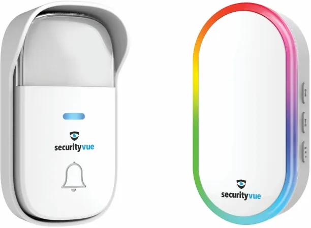Securityvue USB Wireless Door Chime White Wired and Wireless Door Chime