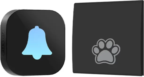 Granty Self-generating pet wireless doorbell 38 ringtones waterproof high volume can pass through t…