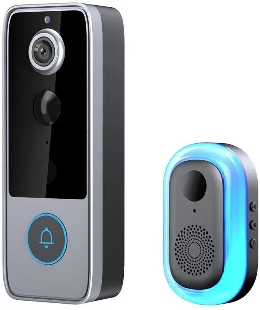 Solala Smart doorbell, mobile phone remote smart wireless intercom video doorbell monitoring wide-a…