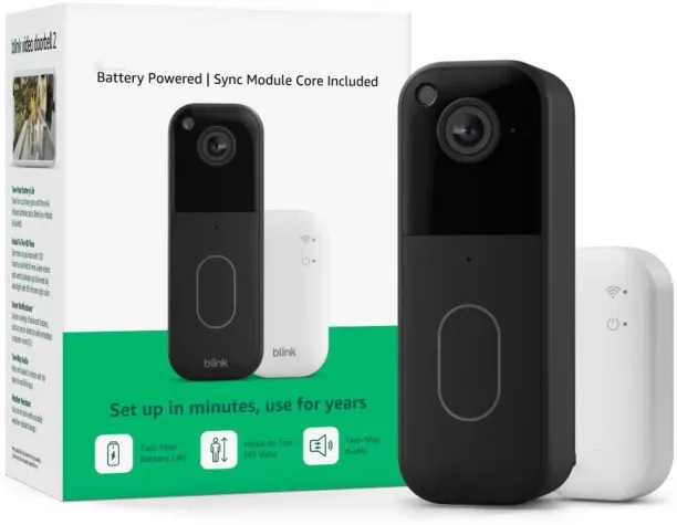 Fariedl The adjustable monitoring angle of the doorbell is 45-135° Wireless Door Chime