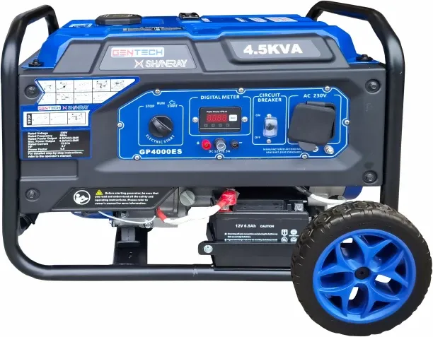 Gentech Power 3.5kVA Electric Start 3500 W 230 V Gasoline Generator