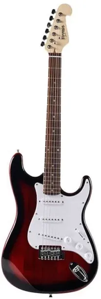 BARROS BE-SSS-BK Solid Body Electric Guitar