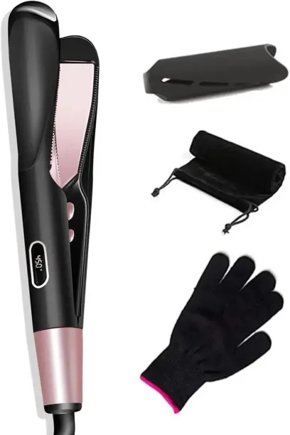 WEIWEISTORE 2 in 1 Curling and Straightening Wired Electric Hair Curler