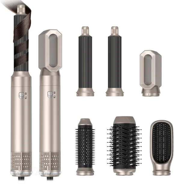 Fariedl 6-in-1 Auto Hair Styler: Blow Dryer Brush, Hair Wrap Hairstyler, Hot Air Brush with Left & …