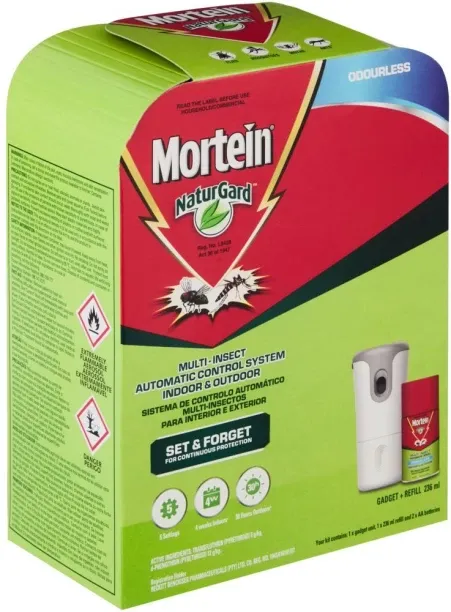 Mortein 236ml, Naturgard Automatic Insect Control System, Complete Electric Insect Killer Indoor