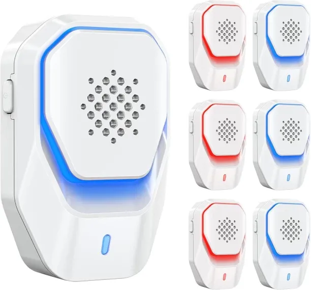 Flycross Upgraded 6 Packs Ultrasonic Pest Control Repeller, Electronic Spider Repellent Indoor for …