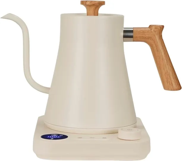 LIUHUI Gooseneck Electric Kettle,Electric Kettles, ±1℉ Temperature Control, Ultra-Quiet 304 Stainle…