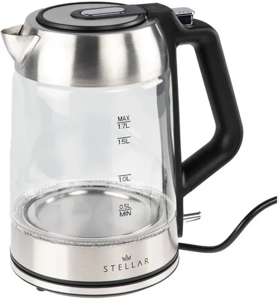 Stellar Cordless Glass Electric Kettle