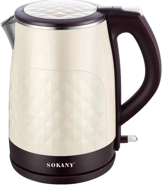 Sokany 2.5L Big Capacity Plastic Kettles Automatic Turn off Coffee Heater Electric Water Kettle Ele…