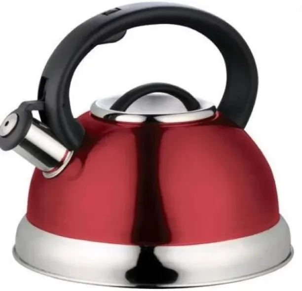 CONDERE kettle Red Stainless Steel Whistling Electric Kettle
